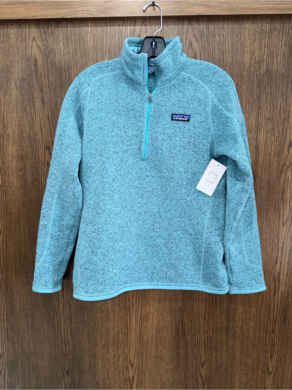 Patagonia Women’s Better Sweater Medium Teal Half-Zip Pullover